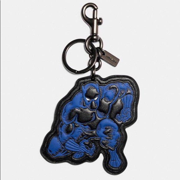 Coach Marvel Black Panther Bag Charm NWT - Picture 1 of 1
